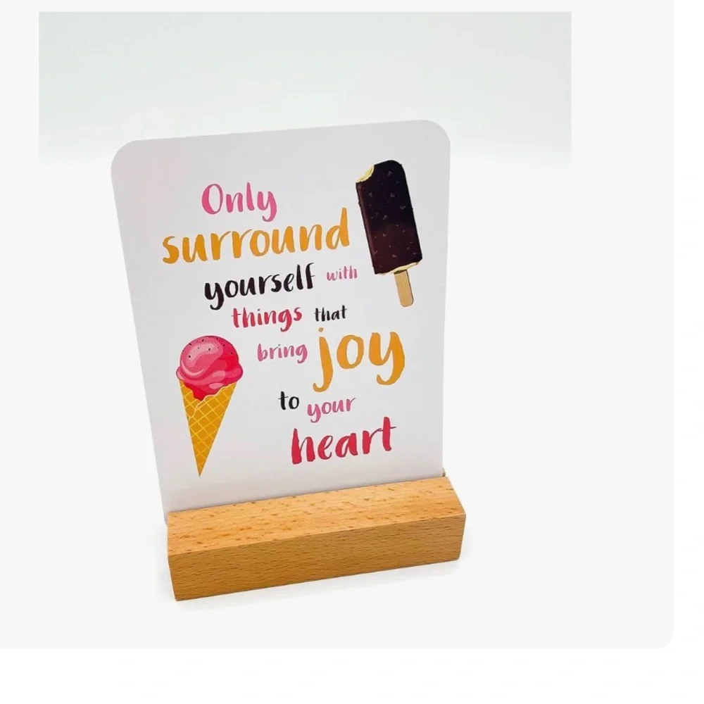 The Little Box of Positivity - Yellow and Blue Affirmation Cards